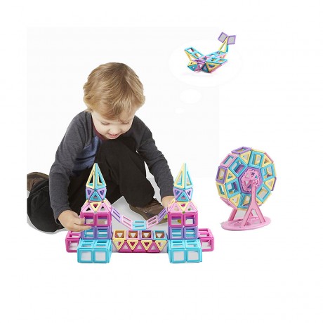 TOPMELON Satz mit 118 magnetischen Bausteinen Набор из 118 магнитных строительных блоков.