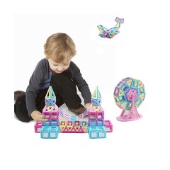 TOPMELON Satz mit 118 magnetischen Bausteinen Набор из 118 магнитных строительных блоков.