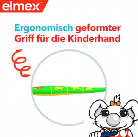 elmex Zahnburste Kinder doppelpack 2-6 Jahren, Детская зубная щетка, 2-6 лет, 2 штуки