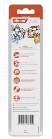 elmex Zahnburste Kinder doppelpack 2-6 Jahren, Детская зубная щетка, 2-6 лет, 2 штуки