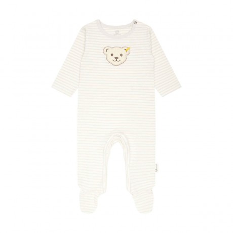 Steiff Strampler langarm Baby Wellness bequem mit Fuss Strampler Комфортный детский комбинезон с длинными рукавами и комбинезоном для ног