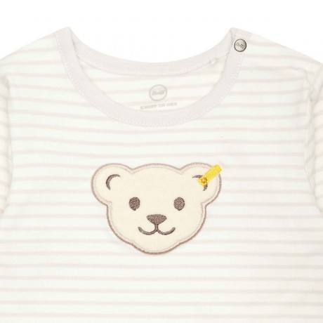 Steiff Strampler langarm Baby Wellness bequem mit Fuss Strampler Комфортный детский комбинезон с длинными рукавами и комбинезоном для ног