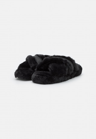 Tommy Hilfiger HOME SLIPPERS WITH STRAPS Slippers black ДОМАШНИЕ ТАПОЧКИ С РЕМНЯМИ Тапочки черный