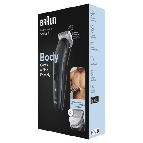 Braun BodyGroomer quot;BG3350quot; Gentle Grey  Груммер для кузова "BG3350" нежный серый