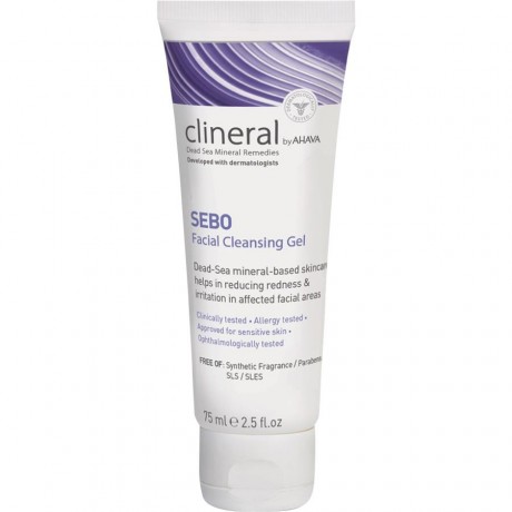 Clineral Sebo Facial CLEAN (Клин)sing Gel Гель для лица, 75 мл