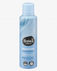 Balea MEN Deospray Sensitive, 200 ml Дезодорант-спрей для чувствительной кожи на 24часа, 200 мл
