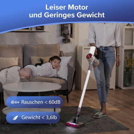 redroad redroad Akku-Stielstaubsauger 17, 450,00 W, beutellos, 5 in1 Handstaubsauger, 26.5KPa Staubsauger Kabelloser Stielsauger  Беспроводной стержневой пылесос Redroad 17, 450,00 Вт, без мешка, ручной пылесос 5-в-1, пылесос 26,5 кПа, беспроводной стержн