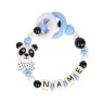 elefantasie Greifling Panda personalisiert mit Namen Игрушка-клатч Панда персонализированная с именем