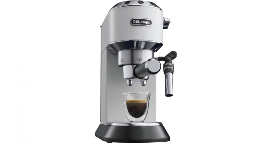 DeLonghi DeLonghi Dedica Style EC 685.W, Espressomaschine weiss/silber (glanzend) weiss, silber (glanzend) DeLonghi Dedica Style EC 685.W, кофемашина белый/серебристый (глянцевый)