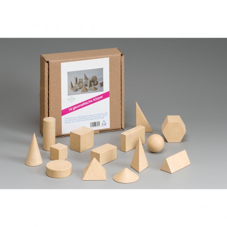 Wissner aktiv lernen Geometriekorpersatz (14 Stuck) Комплект геометрического тела (14 шт.)