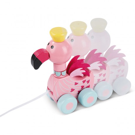 Orange Tree Toys Holzspielzeug Nachziehtier Flamingo (46007) Деревянная игрушка-фламинго (46007)