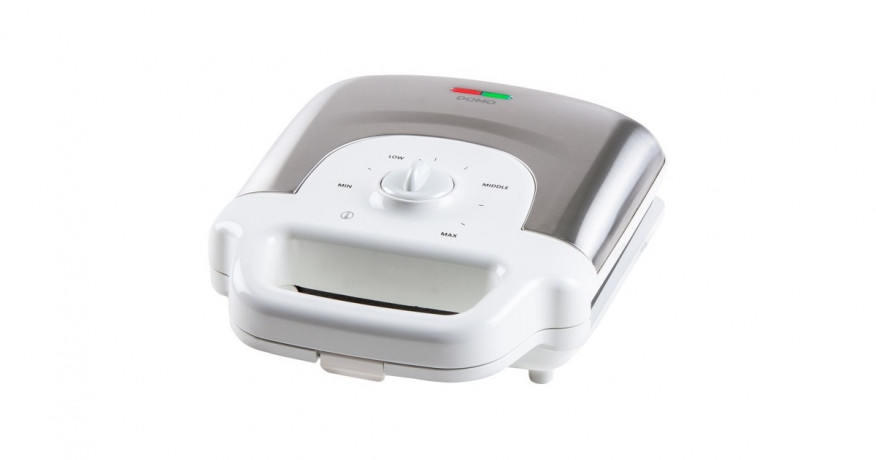 Domo Domo Tasty Waffle XL, Waffeleisen weiss/edelstahl, 900 Watt weiss/edelstahl Domo Tasty Waffle XL, вафельница белая/нержавеющая сталь, 900 Вт