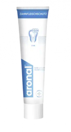 Aronal Zahnfleischschutz mit Zink Зубная паста с цинком для укрепления дёсен 75 г, 1 шт.