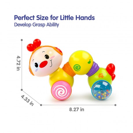 Vetaka Krabbelspielzeug Raupenspielzeug fur Kinder Ползающая игрушка гусеница для детей