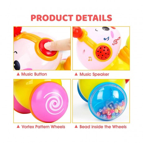 Vetaka Krabbelspielzeug Raupenspielzeug fur Kinder Ползающая игрушка гусеница для детей