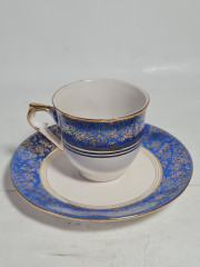 Кофейная пара винтажная Sumer bank, 2 шт., фарфор, Турция, 1970-80гг.