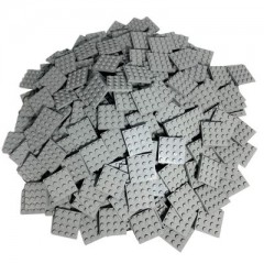 LEGO LEGO Hellgraue 4x4 Platten - flache Platten - Light Bluish Grey Plate 3031 Stuckzahl 250x LEGO Светло-серые тарелки 4x4 - Плоские тарелки - Светло-голубовато-серая тарелка 3031 Количество деталей 250x