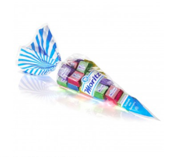 Moritz Eiskonfekt Wurfel Spitztute Шоколадное ассорти 200г