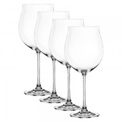 Nachtmann Nachtmann Vivendi Premium - Lead Crystal Burgunder Pokal Glas Set 4-tlg. 897 ml / h: 251 mm Nachtmann Vivendi Premium - Набор бордовых бокалов из свинцового хрусталя, 4 предм. 897 мл/ч: 251 мм