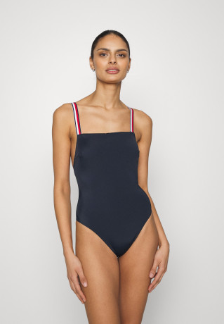 Tommy Hilfiger STRAIGHT NECK  Swimsuit desert sky ПРЯМОЙ ВЫРЕЗ Купальник небо пустыни