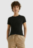 Tommy Hilfiger 1985 C NK SS Basic T-shirt black 1985 C NK SS — базовая футболка черный