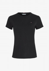 Tommy Hilfiger 1985 C NK SS Basic T-shirt black 1985 C NK SS — базовая футболка черный