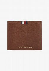 Tommy Hilfiger TH PREM LEA CC FLAP AND COIN Wallet dark chestnut TH PREM LEA CC FLAP AND COIN Бумажник темно-каштановый