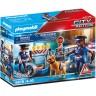 PLAYMOBIL PLAYMOBIL 3er Set: 6878 Polizei-Strassensperre + 6873 Polizei-Einsatzwagen + 6872 Polizei-Kommandozentrale mit Gefangnis Набор PLAYMOBIL из 3 предметов: 6878 полицейский блокпост + 6873 полицейская машина + 6872 полицейский командный пункт с тюр