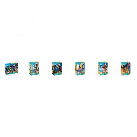 PLAYMOBIL 6er Set: 70361 SCOOBY-DOO! Abenteuer im Geisterhaus + 70716 SCOOBY-DOO! Sammelfigur Samurai + 70715 SCOOBY-DOO! Sammelfigur Vampir + 70714 SCOOBY-DOO! Sammelfigur Polizist + 70713 SCOOBY-DOO! Sammelf Набор из 6 штук: 70361 СКУБИ-ДУ! Приключения