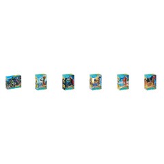 PLAYMOBIL 6er Set: 70361 SCOOBY-DOO! Abenteuer im Geisterhaus + 70716 SCOOBY-DOO! Sammelfigur Samurai + 70715 SCOOBY-DOO! Sammelfigur Vampir + 70714 SCOOBY-DOO! Sammelfigur Polizist + 70713 SCOOBY-DOO! Sammelf Набор из 6 штук: 70361 СКУБИ-ДУ! Приключения