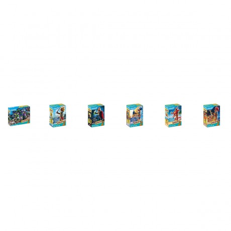 PLAYMOBIL 6er Set: 70361 SCOOBY-DOO! Abenteuer im Geisterhaus + 70716 SCOOBY-DOO! Sammelfigur Samurai + 70715 SCOOBY-DOO! Sammelfigur Vampir + 70714 SCOOBY-DOO! Sammelfigur Polizist + 70713 SCOOBY-DOO! Sammelf Набор из 6 штук: 70361 СКУБИ-ДУ! Приключения