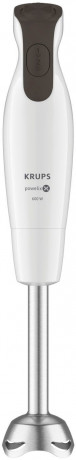 Krups Krups Stabmixer HZ5521 Perfect Mix 6000, 600 W, 4 Klingen, Edelstahlmixstab, Zubehor-Set: Messbecher, Zerkleinerer  Ручной блендер Krups HZ5521 Perfect Mix 6000, 600 Вт, 4 лезвия, палочка для смешивания из нержавеющей стали, набор аксессуаров: мерны