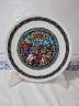 DE LIMOGES Коллекционная номерная тарелка №CD463 из серии "Весть о великой радости" Noёl Vitral (Ноэль Витраль) с сертификатом, 21,5см, Франция, 1977г