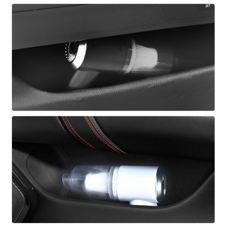 CICO CICO Akku-Handstaubsauger Autostaubsauger LT III, 50,00 W, Beutellos, matt schwarz, USB Ladekabel, 321 g leicht, LED Licht  Беспроводной ручной пылесос CICO, автомобильный пылесос LT III, 50,00 Вт, без мешка, матовый черный, USB-кабель для зарядки, л