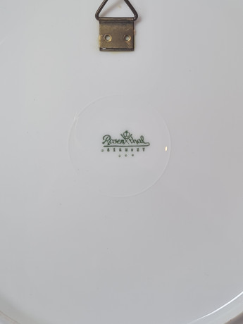 Rosenthal Декоративная фарфоровая тарелка "В память о спортивном клубе Карлсруэ", 27 x 3 см, Германия, 1960-70гг.