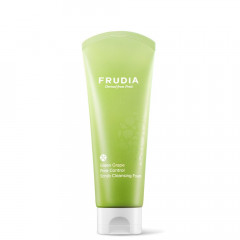 Frudia Green Grape Pore Control Scrub Cleansing Foam  Очищающая пенка-скраб для контроля пор с зеленым виноградом