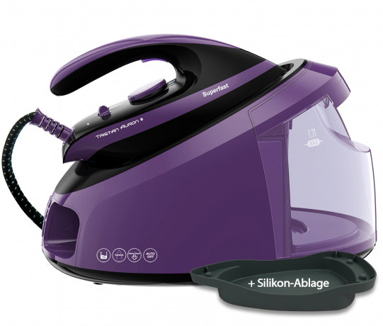 Tristan Auron Tristan Auron Dampfbugelstation Superfast Dampfbugelstation -6.5bar -2800W -420g/Min -1,7 L Wassertank blau Паровая гладильная станция Tristan Auron Сверхбыстрая паровая гладильная станция -6,5 бар -2800 Вт -420 г/мин -Бак для воды 1,7 л