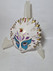 Маска винтажная Venicia Im Stil, гипс, 14 x 15 см, Германия, 1960-70гг.