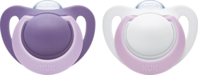 Nuk Соска (успокаивающая) Genius Размер 2, Силикон , Mädchen, 1 шт