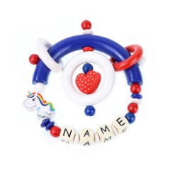 elefantasie Greifling Einhorn personalisiert mit Namen Игрушка для захвата единорога