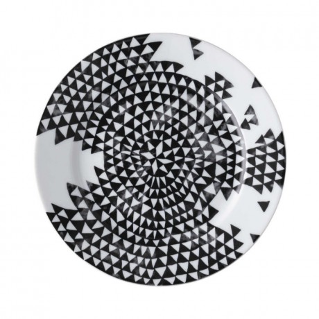 Rosenthal Rosenthal Magic Garden Black Seeds Fruhstucksteller Fahne 21 cm Ободок для тарелки для завтрака Rosenthal Magic Garden Black Seeds 21 см