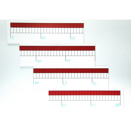Wissner aktiv lernen Rechenband fur die Tafel magnetisch universal beschreibbar  2 m Калькуляторная лента для доски
