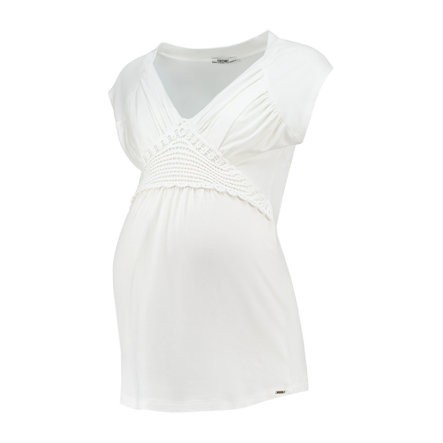 LOVE2WAIT Stillshirt Tencel Offwhite