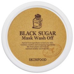 SKINFOOD Black Sugar Mask Wash Off  Смываемая маска с черным сахаром