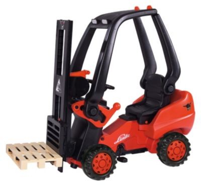 BIG Linde Forklift Tretgabelstapler Педальный вилочный погрузчик Linde Forklift