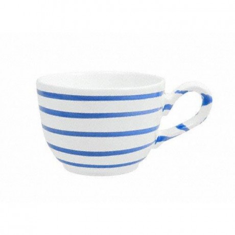 Gmundner Keramik Gmundner Keramik Blaugeflammt Kaffee-Obertasse glatt 0,19 L / h: 6,6 cm Керамическая кофейная чашка Gmundner с синим пламенем, гладкая, 0,19 л / высота: 6,6 см
