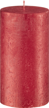 Profissimo Свеча декоративная metallic rot 130/68, 1 шт