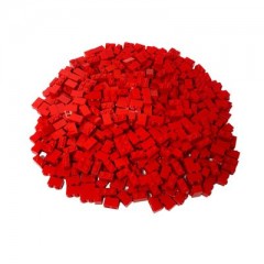 LEGO LEGO 1x2 Steine Rot - 500 Stuck - red brick 3004 LEGO 1x2 кирпичи красные - 500 штук - красный кирпич 3004