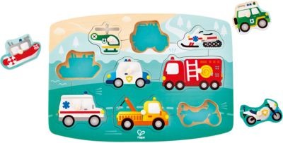 HAPE Puzzle Einsatzfahrzeuge Машины скорой помощи-головоломки