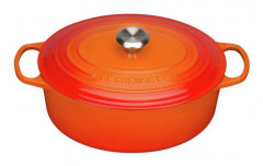Le Creuset LE CREUSET Br\u00e4ter 31cm SIGNATURE orange LE CREUSET Br&amp;gt;4ter 31см SIGNATURE